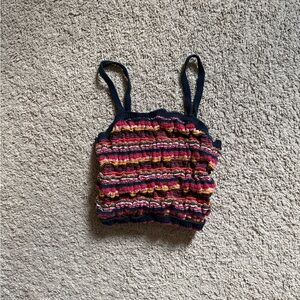 crocheted crop top